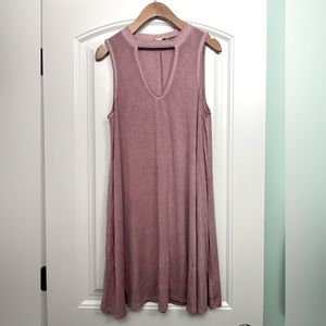 American Eagle Keyhole Neckline Swing Dress